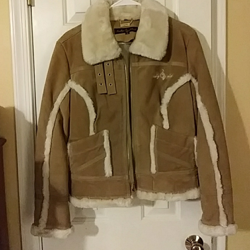 Baby phat shade and faux fur coat